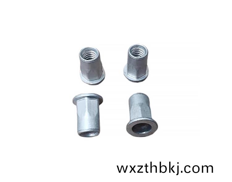 平(ping)頭(tou)半六角通孔鉚螺母(mu)(鋁(lv))