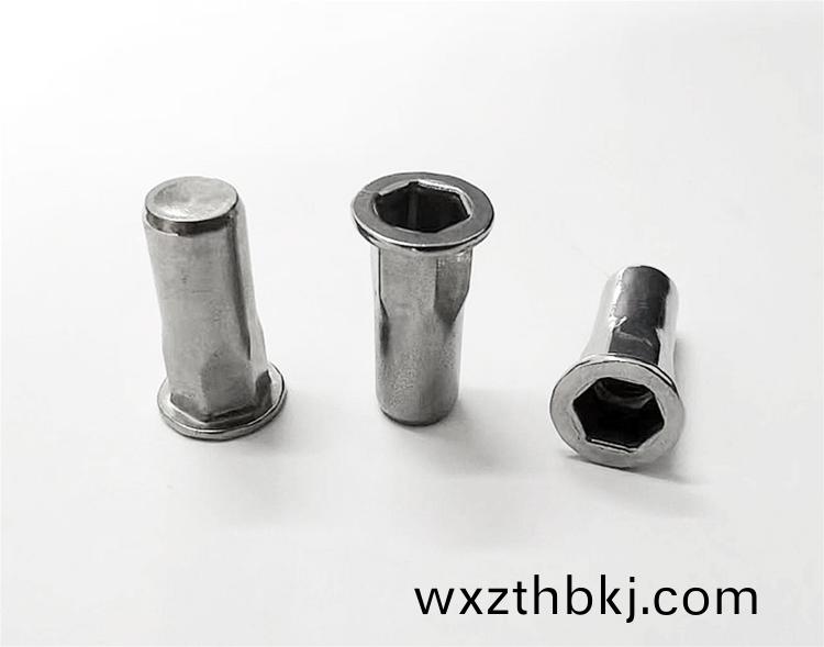 平(ping)頭半六角盲(mang)孔鉚螺母(不鏽(xiu)鋼(gang))